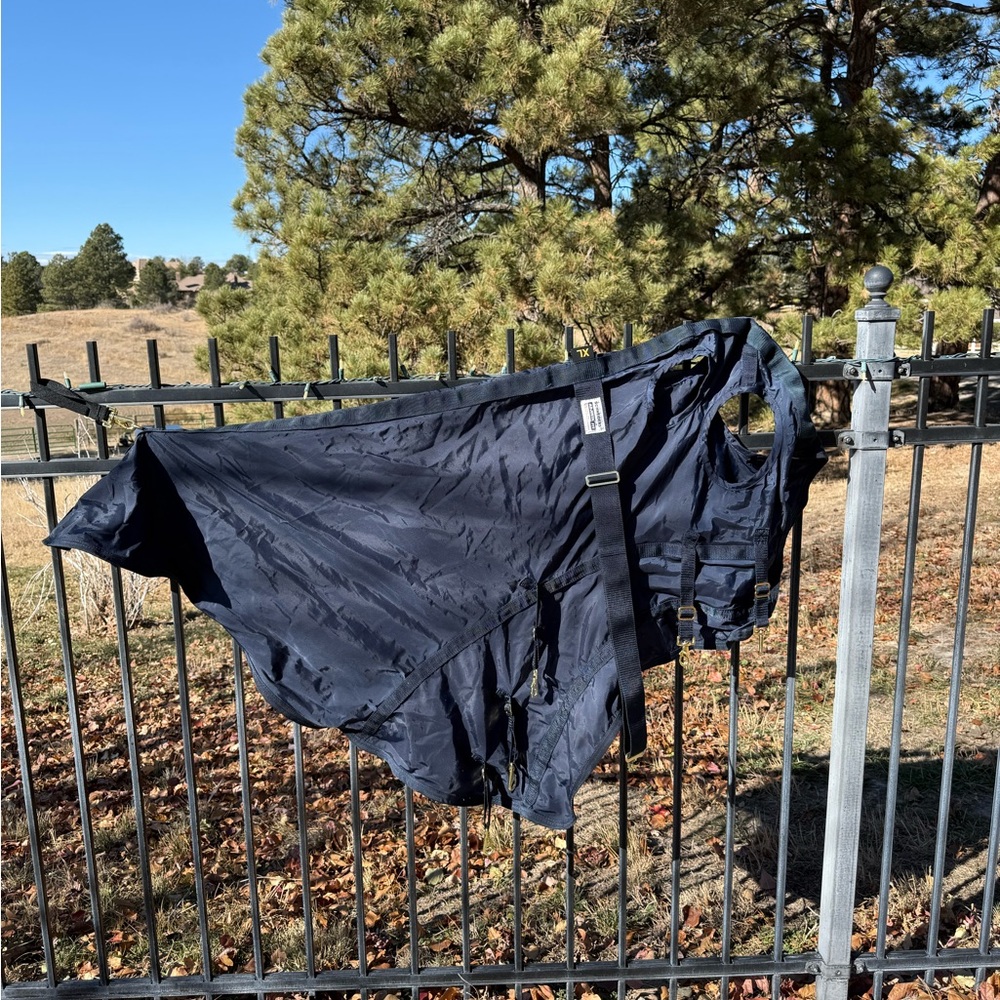 Schneider Navy nylon hood